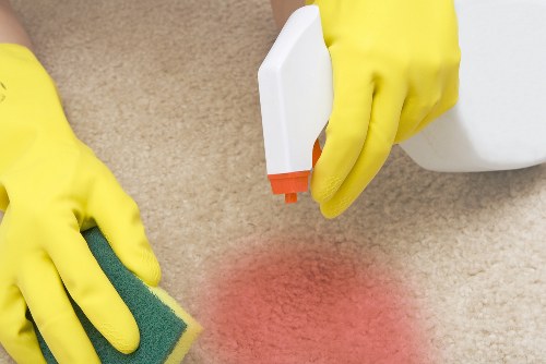 Professional rug cleaning in a Stroud Green home setting