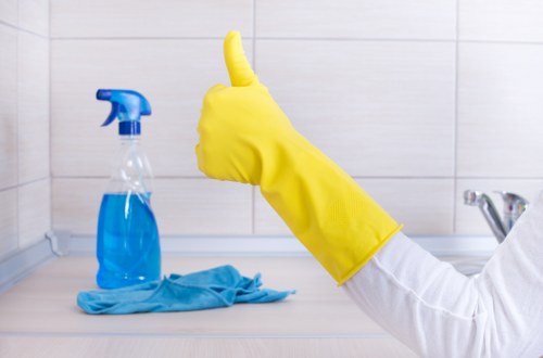 Professional curtain cleaning in a Stroud Green home