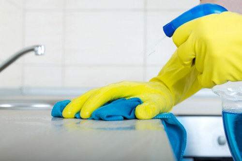 Dust removal from curtains during fabric cleaning
